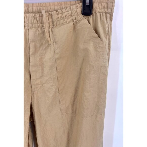 Vintage Iceberg Mens Parachute Pants Made in Italy 100% Cotton Size 50 Khaki - Picture 2 of 8